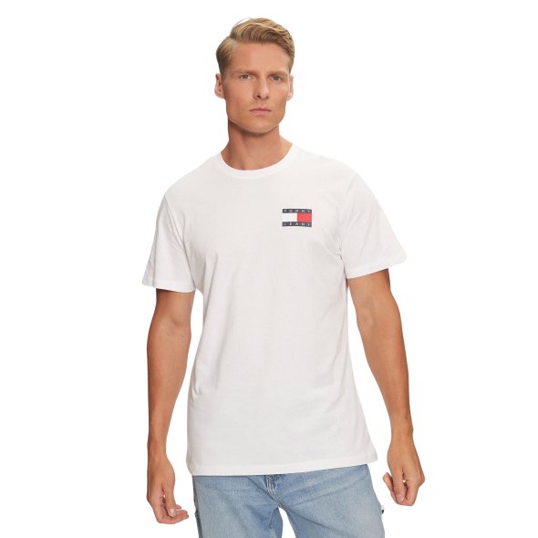 Tommy Hilfiger Ανδρικό T-Shirt DM0DM20740 YBR Λευκό