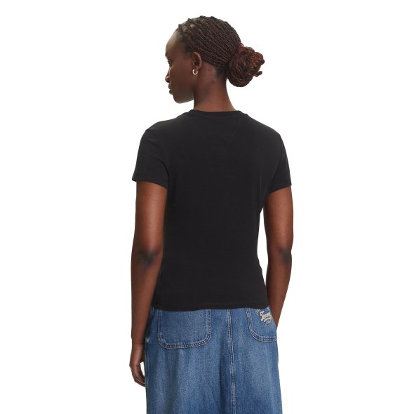Tommy Hilfiger Γυναικείο T-Shirt DW0DW21422 BDS Μαύρο