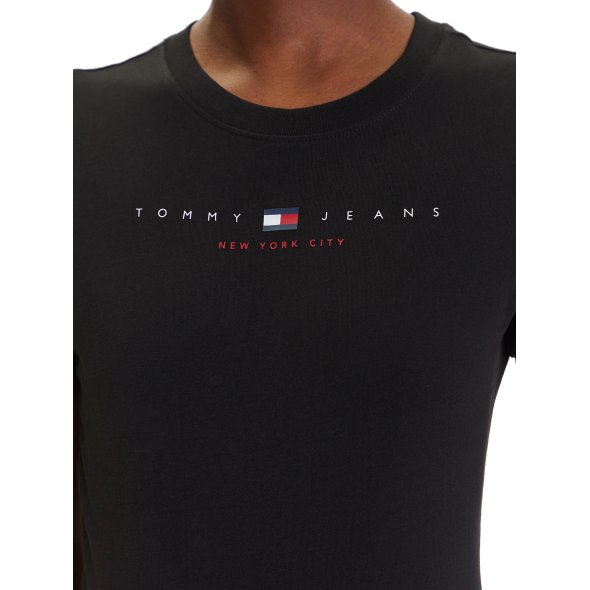 Tommy Hilfiger Γυναικείο T-Shirt DW0DW21422 BDS Μαύρο