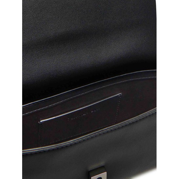 Calvin Klein Γυναικεία Τσάντα Sculpted Flap Shoulder Pouch LV04K3148G UB1 Μαύρο