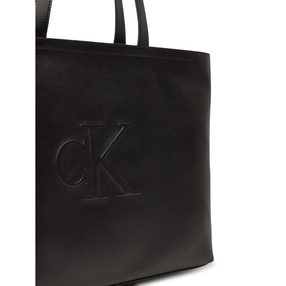 Calvin Klein Γυναικεία Τσάντα Sculpted Slim Tote LV04K3070G UB1 Μαύρο