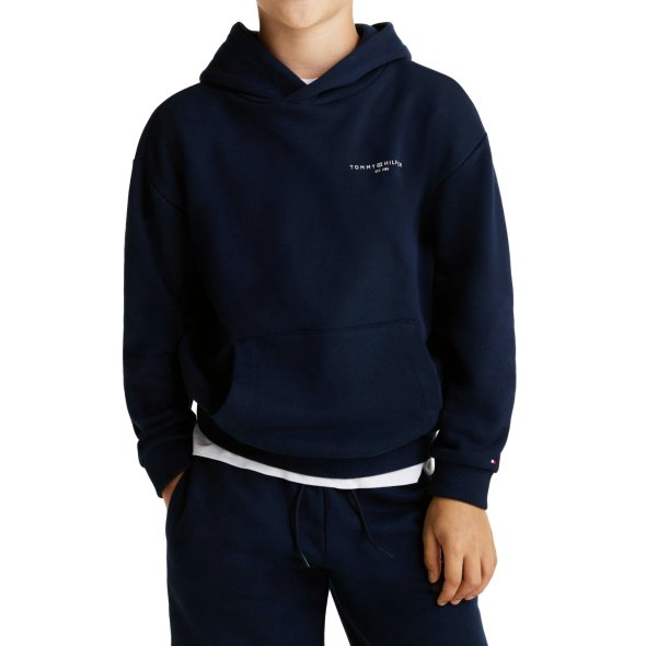 Tommy Hilfiger Kids Παιδικό Φούτερ Για Αγόρια KS0KS00595 C1G Μπλε
