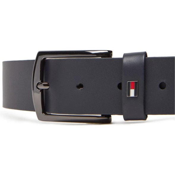 Tommy Hilfiger Ανδρική Δερμάτινη Ζώνη Denton 3.5 Ext AM0AM13536 DW6 Μπλε