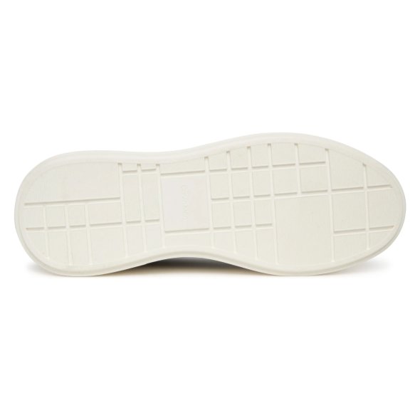 Calvin Klein Γυναικείο Δερμάτινο Sneaker YW0YW01947 0GM Μαύρο