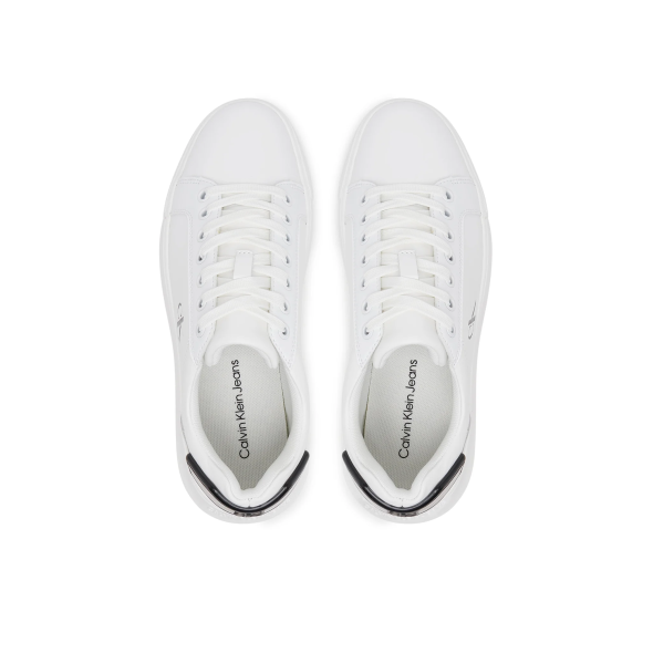 Calvin Klein Chunky Cupsole Ru Patch YW0YW01846 01W Λευκό