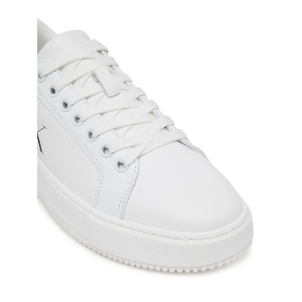 Calvin Klein Chunky Cupsole Ru Patch YW0YW01846 01W Λευκό