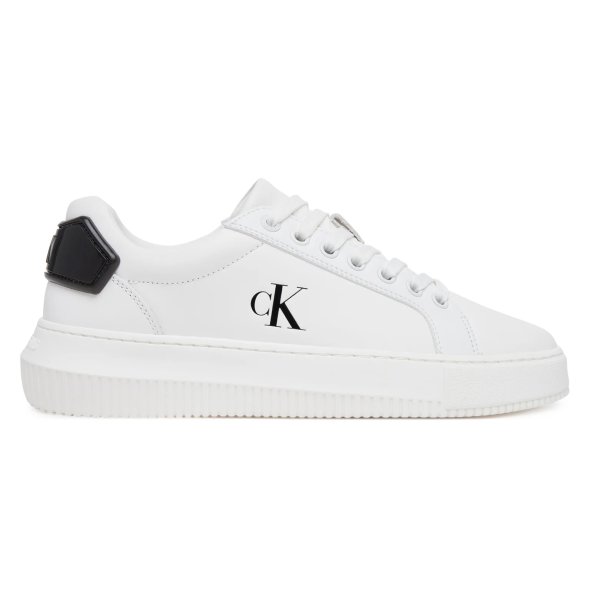 Calvin Klein Chunky Cupsole Ru Patch YW0YW01846 01W Λευκό