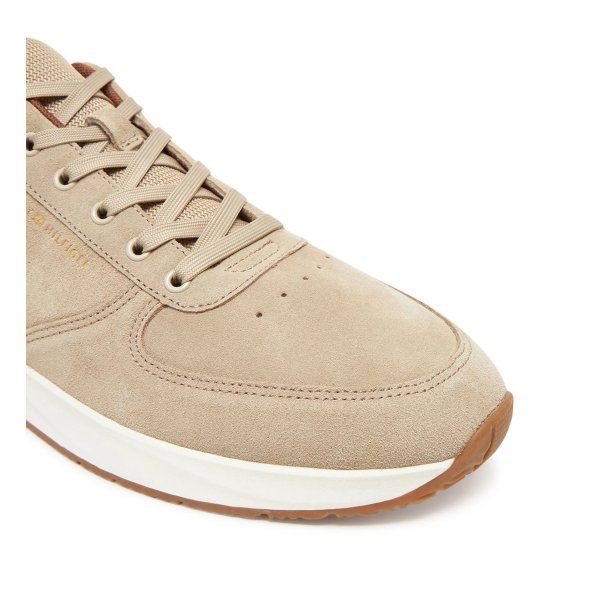 Tommy Hilfiger Ανδρικό Δερμάτινο Sneaker FM0FM05690 RBT Μπεζ