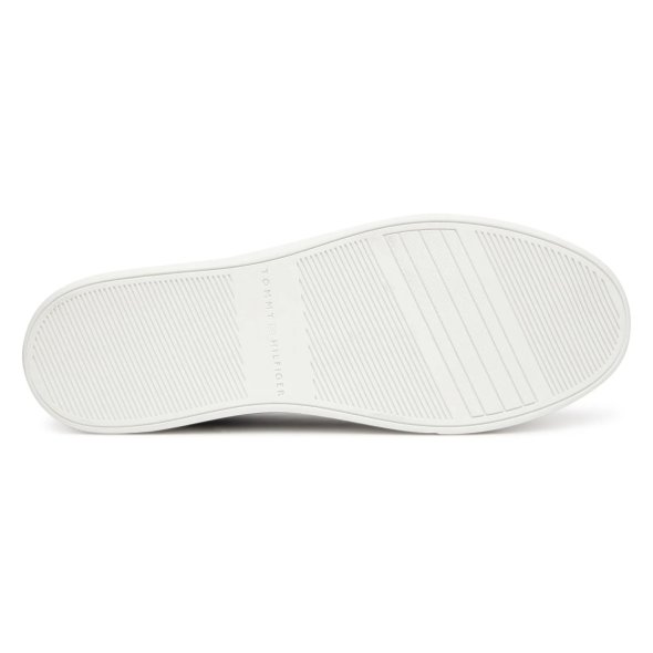 Tommy Hilfiger Γυναικείο Δερμάτινο Sneaker FW0FW08689 BDS Μαύρο
