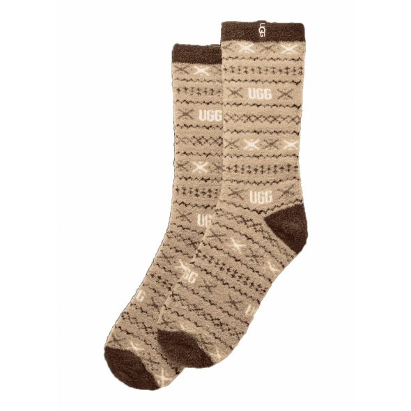 Ugg Γυναικείες Κάλτσες Leslie Graphic Crew Sock 1105868 CMLTG