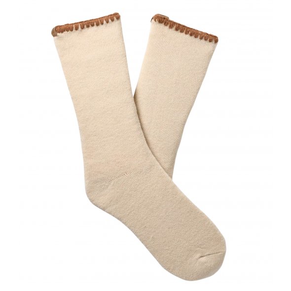 Ugg Γυναικείες Κάλτσες Marleny Whipstitch Crew Sock CCSTN Μπεζ