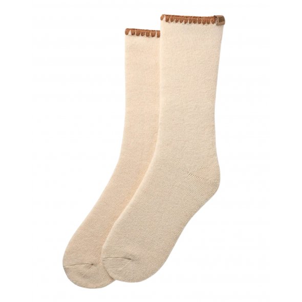 Ugg Γυναικείες Κάλτσες Marleny Whipstitch Crew Sock CCSTN Μπεζ
