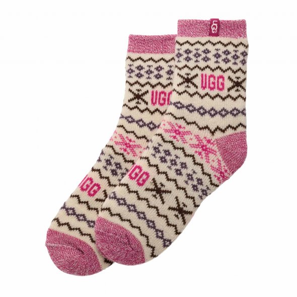 Ugg Γυναικείες Κάλτσες Cressida Cozy Quarter 1171625 CRMM Μπεζ