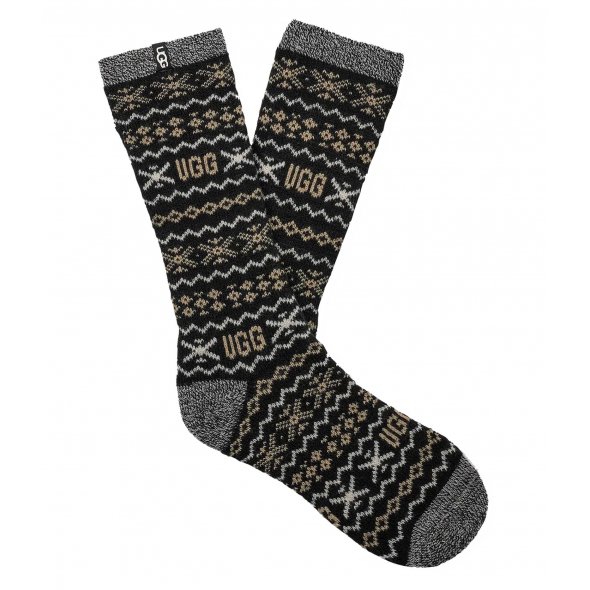 Ugg Γυναικείες Κάλτσες Keavy Cozy Crew 1171650 BGGS Μαύρο