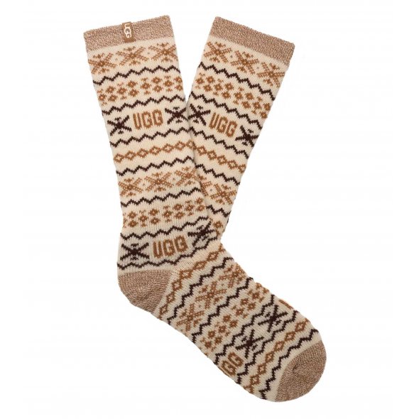 Ugg Γυναικείες Κάλτσες Keavy Cozy Crew 1171650 CHSTN Μπεζ