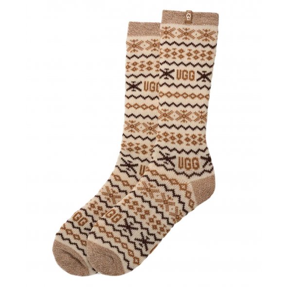 Ugg Γυναικείες Κάλτσες Keavy Cozy Crew 1171650 CHSTN Μπεζ