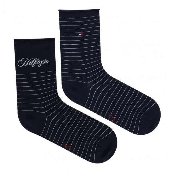 Tommy Hilfiger Σετ 2 Ζευγάρια Γυναικείες Κάλτσες 701236455 001 Μπλε