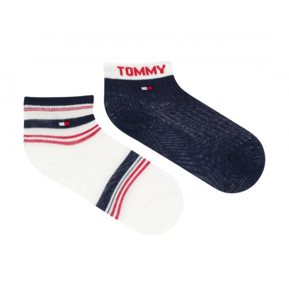 Tommy Hilfiger Σετ 2 Ζευγάρια Κοντές Κάλτσες 701236336 002 Μπλε