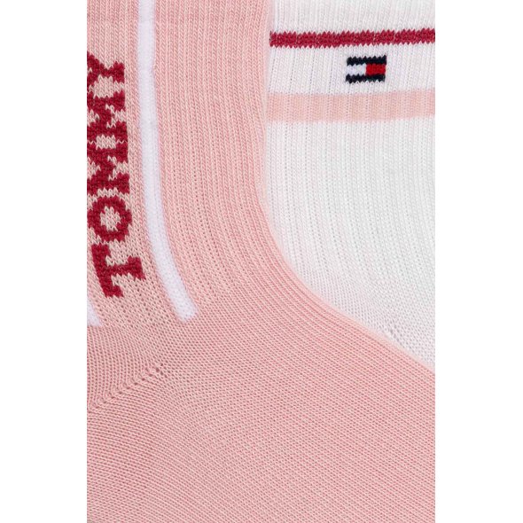Tommy Hilfiger Σετ 2 Ζευγάρια Παιδικές Κάλτσες 701236339 804 Ροζ