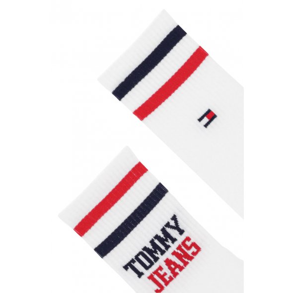 Tommy Hilfiger Σετ 2 Ζευγάρια Ψηλές Κάλτσες 701236466 001 Λευκό