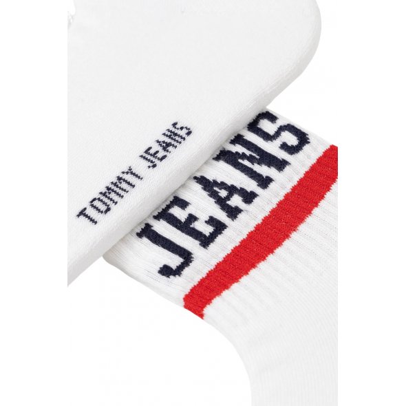 Tommy Hilfiger Σετ 2 Ζευγάρια Κοντές Κάλτσες 701236467 001 Λευκό