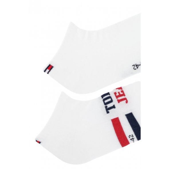 Tommy Hilfiger Σετ 2 Ζευγάρια Κοντές Κάλτσες 701236736 001 Λευκό