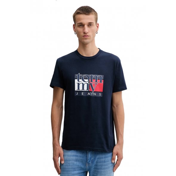 Tommy Hilfiger Ανδρικό T-Shirt DM0DM21977 C1G Μπλε