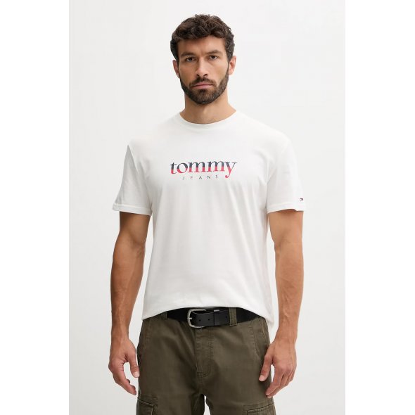 Tommy Hilfiger Ανδρικό T-Shirt DM0DM21978 YBL Λευκό