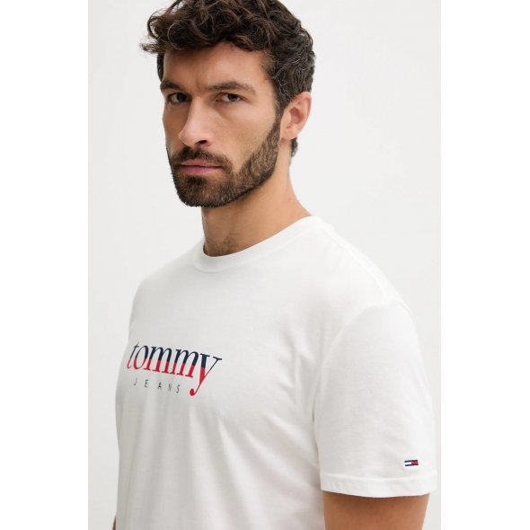 Tommy Hilfiger Ανδρικό T-Shirt DM0DM21978 YBL Λευκό