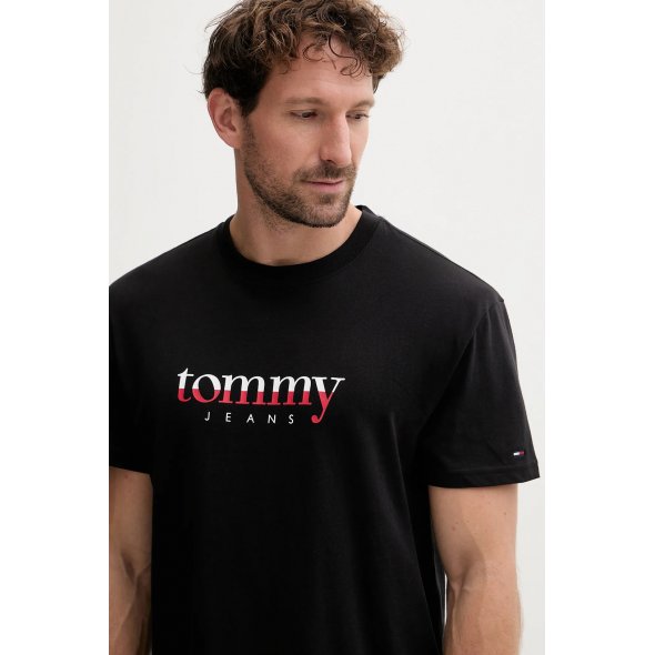 Tommy Hilfiger Ανδρικό T-Shirt DM0DM21978 BDS Μαύρο