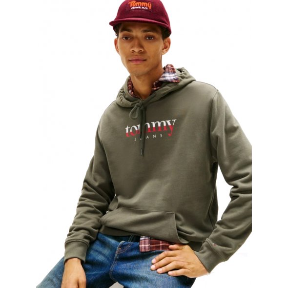 Tommy Hilfiger Ανδρικό Φούτερ DM0DM22113 MRH Πράσινο