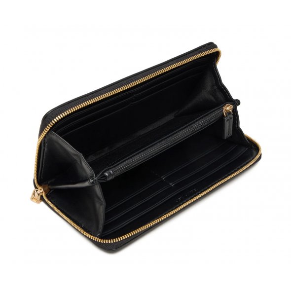 Calvin Klein Γυναικείο Μεγάλο Πορτοφόλι LV04F1077G UB1 Μαύρο