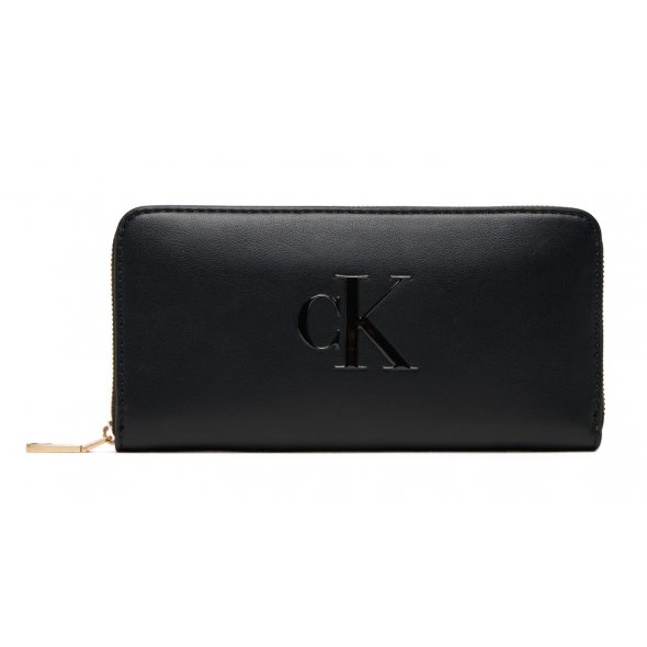 Calvin Klein Γυναικείο Μεγάλο Πορτοφόλι LV04F1077G UB1 Μαύρο