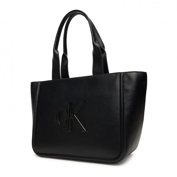 Calvin Klein Γυναικεία Τσάντα Ck Medium Tote LV04F3218G UB1 Μαύρο