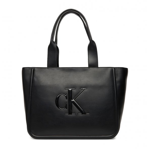 Calvin Klein Γυναικεία Τσάντα Ck Medium Tote LV04F3218G UB1 Μαύρο