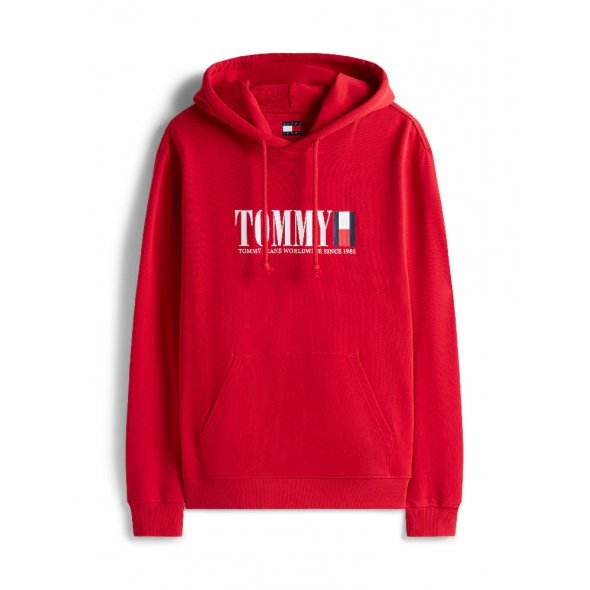 Tommy Hilfiger Ανδρικό Φούτερ DM0DM22144 XLE Κόκκινο