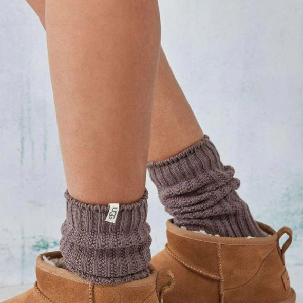 Ugg Γυναικείες Κάλτσες Tyla Slouchy Crew II 1173790 ALS Καφέ