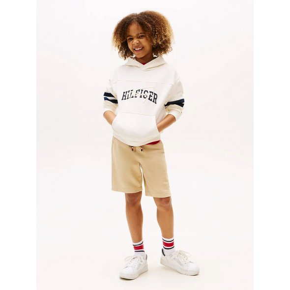 Tommy Hilfiger Kids Παιδικό Φούτερ Για Αγόρια KB0KB09742 YA8 Μπεζ