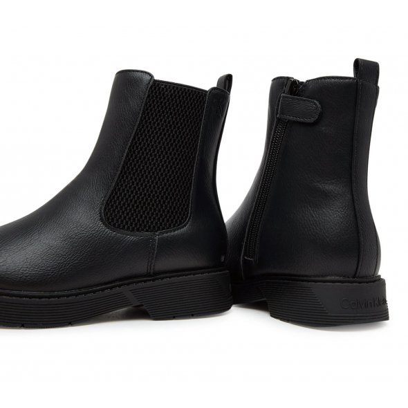Calvin Klein Μποτάκι Chelsea Boot V3X5-83184-1355 999 Μαύρο