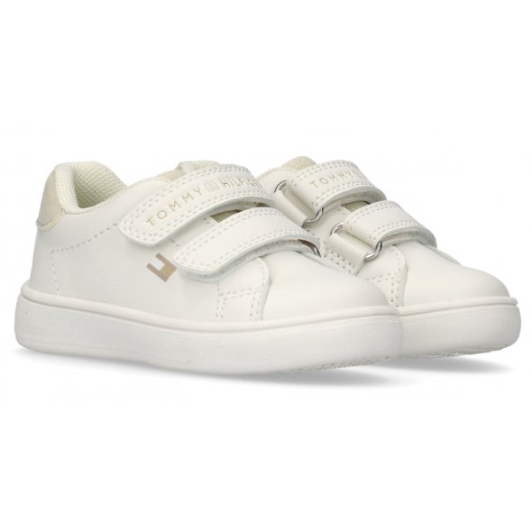 Tommy Hilfiger Παιδικό Sneaker T1A9-33966-1439 530 Off White