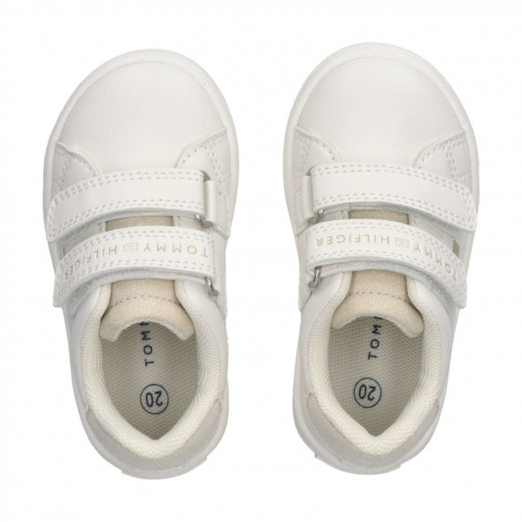 Tommy Hilfiger Παιδικό Sneaker T1A9-33966-1439 530 Off White