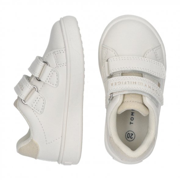 Tommy Hilfiger Παιδικό Sneaker T1A9-33966-1439 530 Off White
