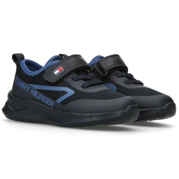 Tommy Hilfiger Παιδικό Sneaker Για Αγόρια T1B9-34110-1843 800 Μπλε