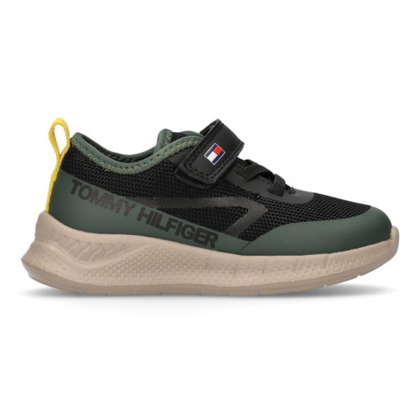 Tommy Hilfiger Παιδικό Sneaker Για Αγόρια T1B9-34110-1843 X693 Χακί
