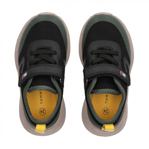 Tommy Hilfiger Παιδικό Sneaker Για Αγόρια T1B9-34110-1843 X693 Χακί