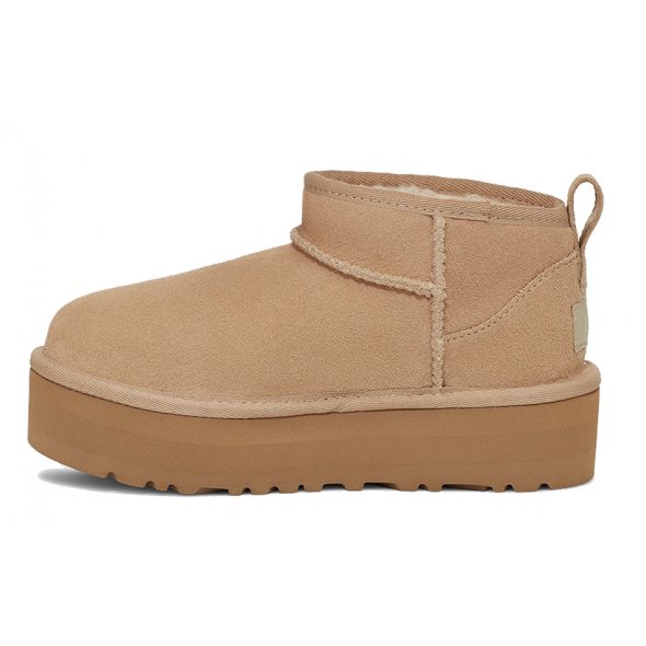 Ugg Kid's Classic Ultra Mini Platform 1157791K SAN Μπεζ