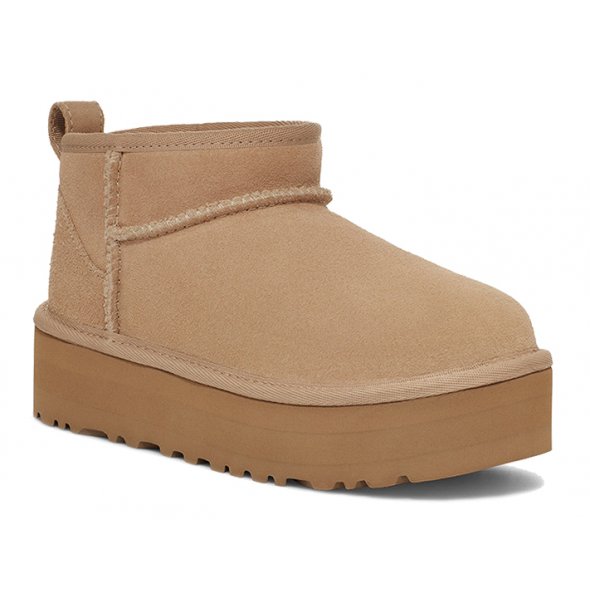 Ugg Kid's Classic Ultra Mini Platform 1157791K SAN Μπεζ