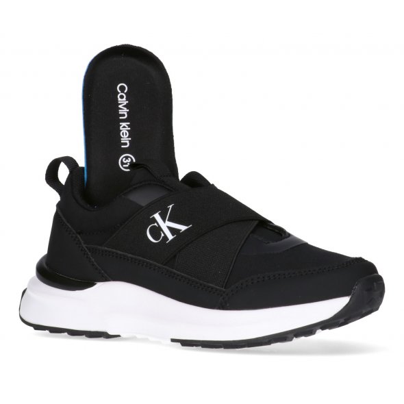 Calvin Klein Παιδικό Sneaker V3X9-83172-1845 999 Μαύρο
