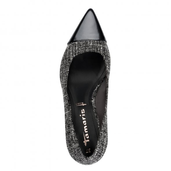 Tamaris Γόβα 1-22466-45 009 Black/White
