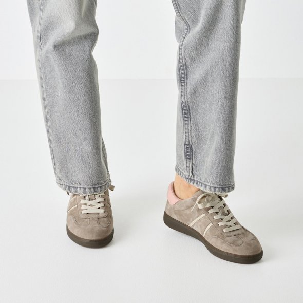 Tamaris Γυναικείο Δερμάτινο Sneaker 1-23624-43 362 Taupe/Rose